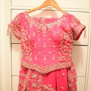 Indian Pure Silk Bridal Lehenga